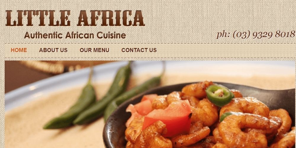 Little Africa Website - Best African Restaurant in Melbourne