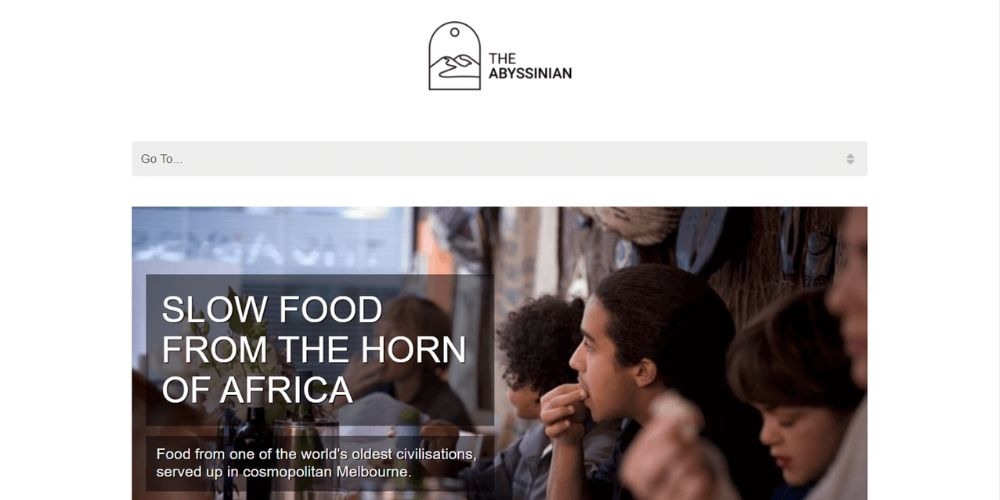 The Abbysinian Website- Best African Restaurant in Melbourne