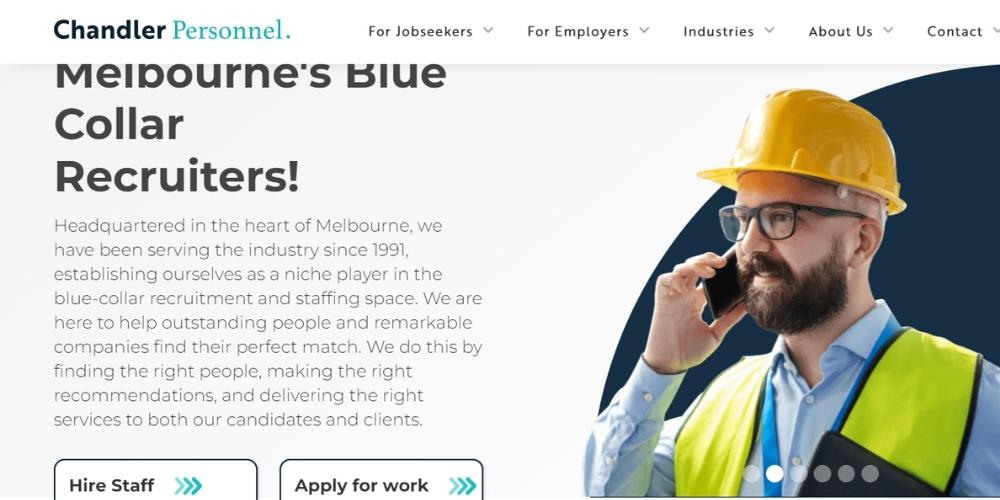 Chandler Personnel-Melbourne Construction Recruitment Agency - Melbourne Construction Labor Hire Companies