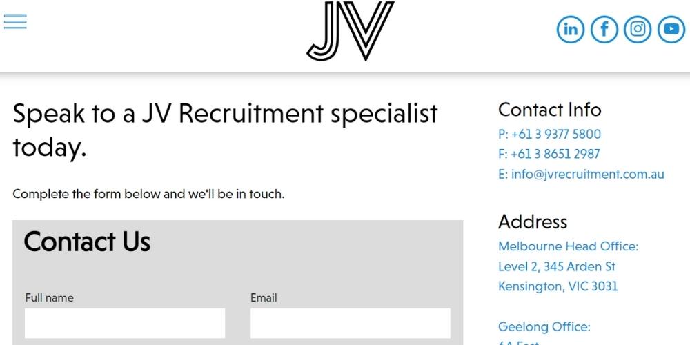 JV Recruitment - Melbourne Construction Recruitment Agency - Melbourne Construction Labor Hire Companies