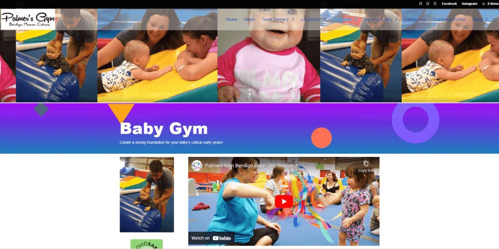 Palmers Gym, Baby Gym Melbourne, baby gym, gym for babies, little gym, Melbourne Gym for Babies, Gym for Babies Melbourne