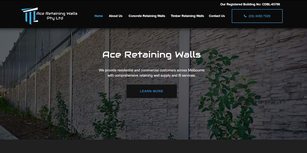 ace retaining walls pty ltd