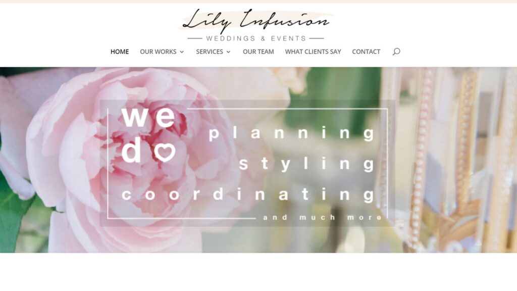 lily infusion weddings and events